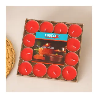 Tealight Yuvarlak Mum Mix 32'li