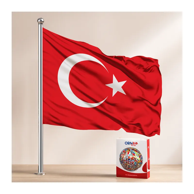 150x225 cm Alpaka Kumaş Türk Bayrağı