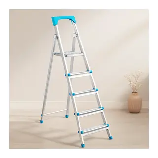4+1 Basamaklı Metal Merdiven 105 cm 120 kg