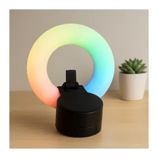 Bluetooth Mini Hoparlör USB Şarjlı LED Işıklı Telefon Tutucu