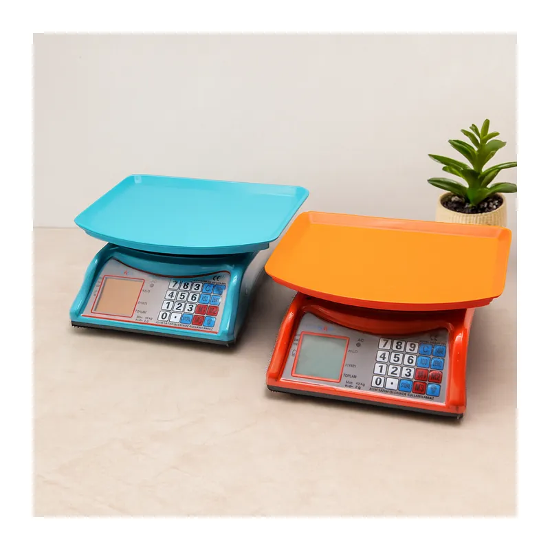 Dijital Karpuz Terazisi 40kg/2g - 3 Fiyat Hafızalı, Şarjlı