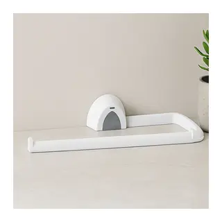 Kağıt Havlu Askısı Yapışkanlı Duvara Monte Beyaz Plastik