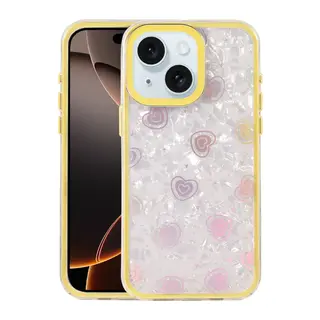 Apple iPhone 14 Lumi Desenli Kapak - Sarı