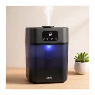 Ultrasonik Hava Nemlendirici 5.5L Sessiz 3 Kademe 7 Renk Gece Lambası