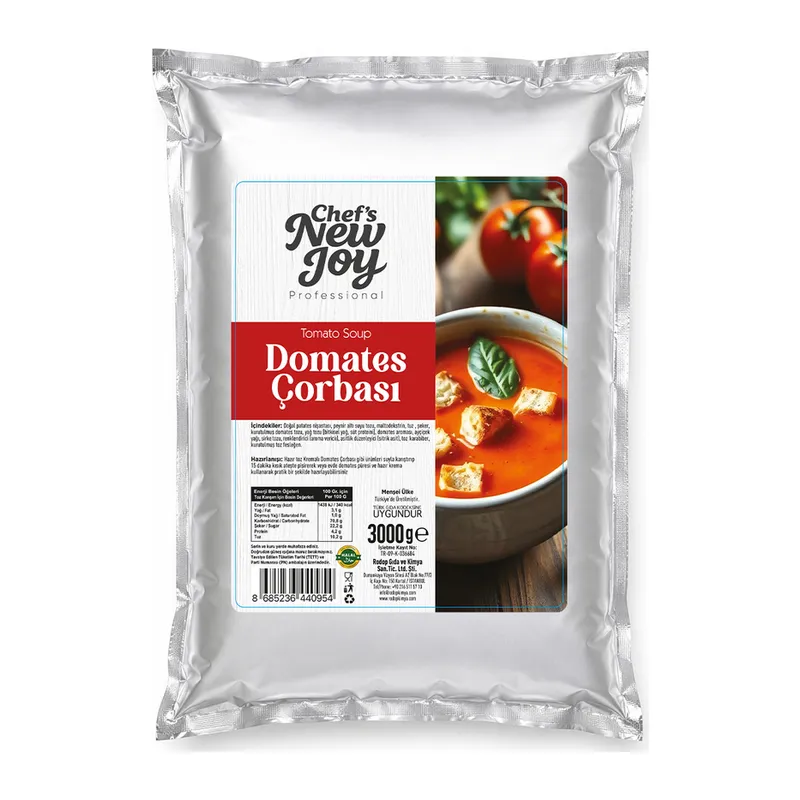 Domates Çorbası 3000 gr Tomato Soup Hazır Çorba