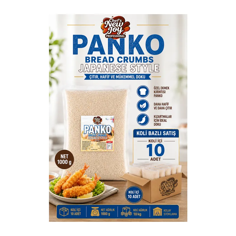 Ekmek Kırıntısı Panko 1000 G x 10 Adet - 1 Koli (Koli Bazlı Avantaj Paketi)