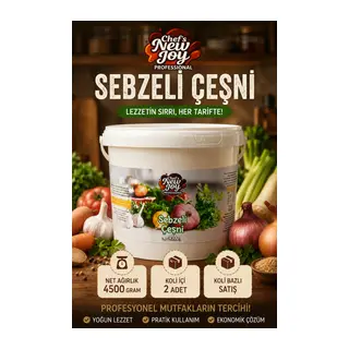 Sebzeli Çeşni 4500 G X 2 Adet - 1 Koli (Koli Bazlı Avantaj Paketi)