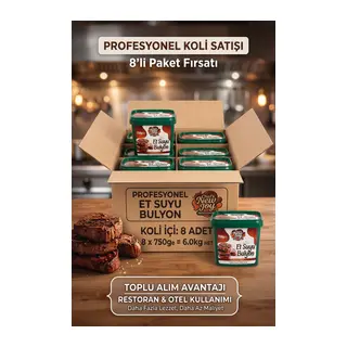Et Bulyon 750 G x 8 Adet - 1 Koli (Koli Bazlı Avantaj Paketi)