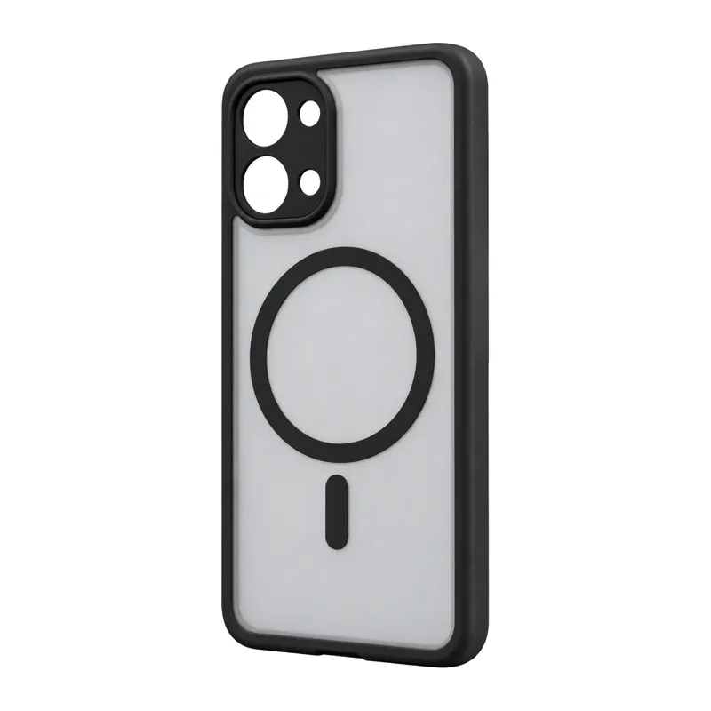 Xiaomi Redmi 15C 5G Loji Magsafe Kapak - Siyah