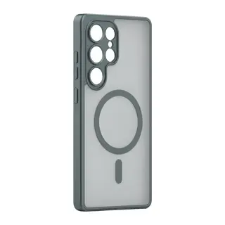 Samsung Galaxy S25 Ultra Loji Magsafe Kapak - Gri