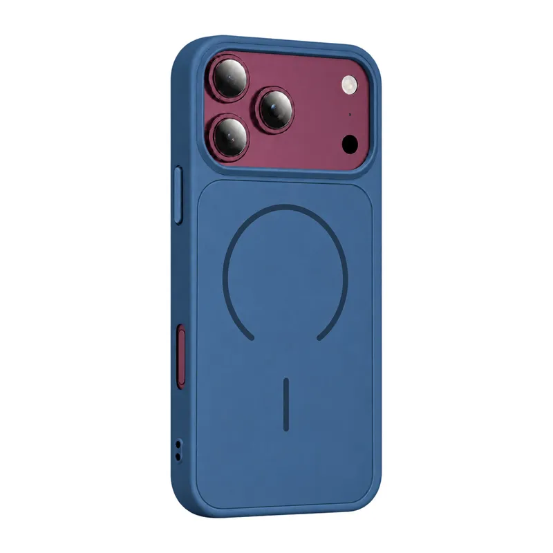 Apple iPhone 18 Pro Max Azus Magsafe Kapak - Mavi
