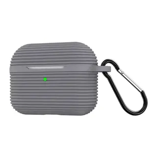 Apple Airpods 4 (4.nesil)/Airpods 5 (5.Nesil) Raven Silikon Kılıf - Gri