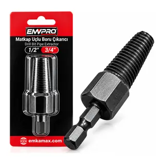 Matkap Uçlu Boru Çıkarıcı 1/2 Inc -3/4 Inc