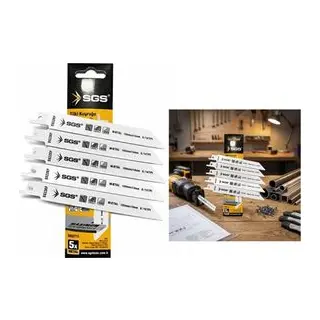 5PCS Tilki Kuyruğu - Testere Bıçağı Metal 150MM/1.4MM