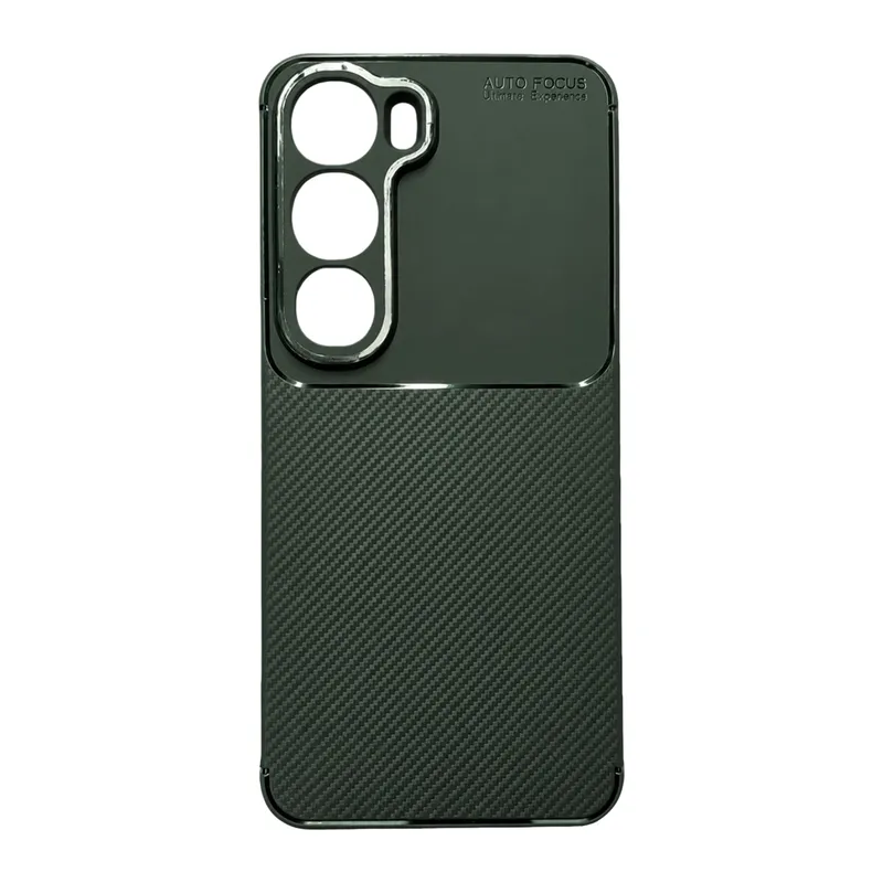 Vivo Y31 5G Auto Focus Karbon Kapak - Yeşil