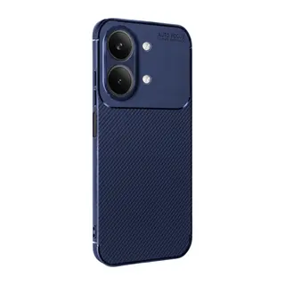 Vivo Y05 Auto Focus Karbon Kapak - Lacivert