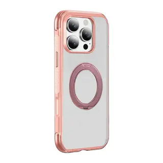 Joko Apple iPhone 16 Pro Max Airbag Ring Yüzüklü Magsafe Kapak - Pembe