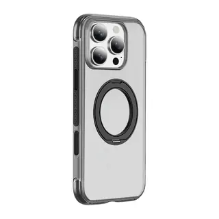 Joko Apple iPhone 16 Pro Max Airbag Ring Yüzüklü Magsafe Kapak - Siyah