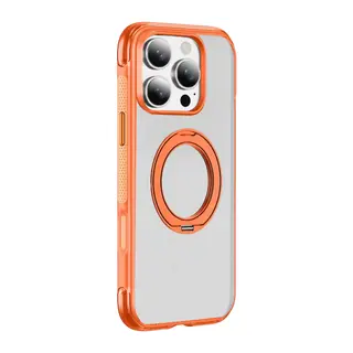 Joko Apple iPhone 16 Pro Max Airbag Ring Yüzüklü Magsafe Kapak - Turuncu