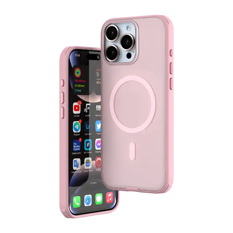 Joko Apple iPhone 16 Pro Max Mim Magsafe Kapak - Pembe