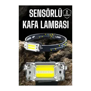 Kafa Lambası Led Fener Pratik Taşınabilir Ayarlanabilir USB Şarjlı