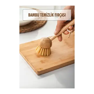 Bambu Temizlik Fırçası