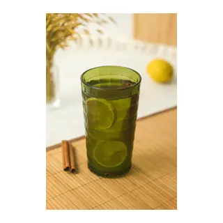 Allegra Koyu Yeşil 6’lı Bardak Seti 750 ml Akrilik Malzeme - Cam Değildir Kırılmaya Dayanıklı