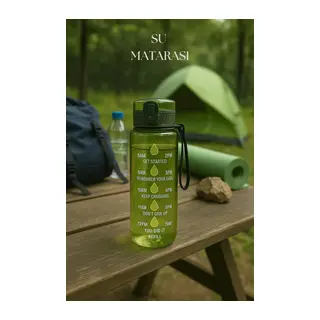 Suluk & Su Şişesi & Sporcu Matara Yeşil 1000 ml