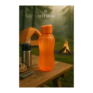 Suluk & Su Şişesi & Sporcu Matara Turuncu 1 lt