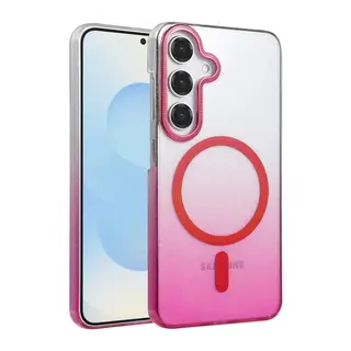 Samsung Galaxy S23 FE Glossy Magsafe Kapak - Pembe