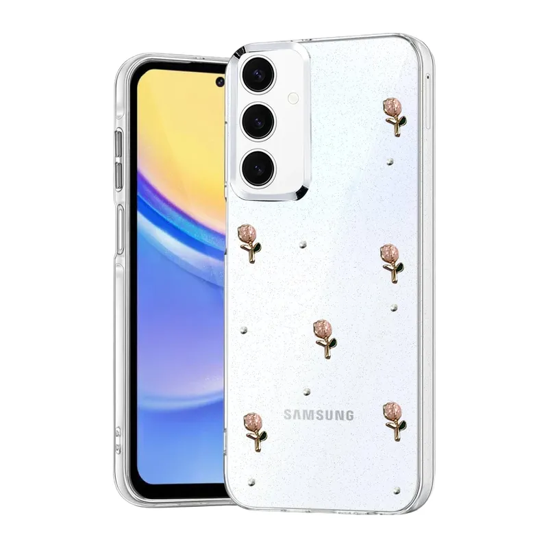 Samsung Galaxy A35 5G Fiyonk Desenli Kapak - Desen 6