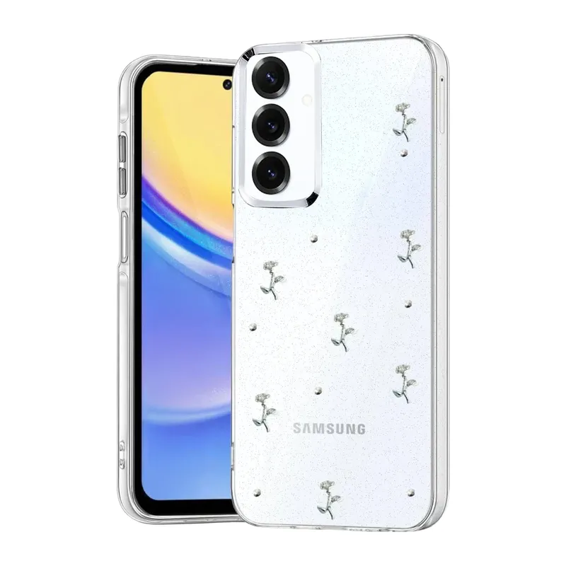 Samsung Galaxy S24 FE Fiyonk Desenli Kapak - Desen 4