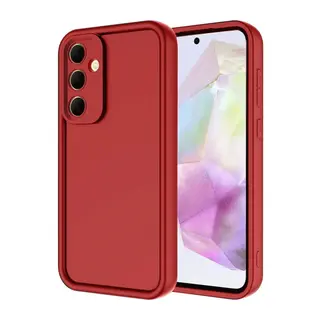 Samsung Galaxy A17 5G Viera Silikon - Kırmızı