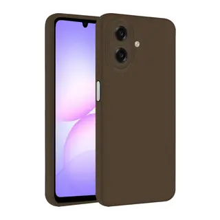Samsung Galaxy A07 4G First Silikon - Kahverengi