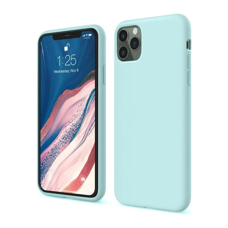 Apple iPhone 11 Pro Kılıf First Silikon - Turkuaz
