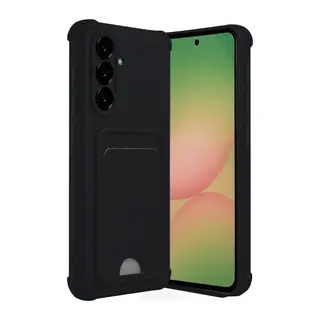 Samsung Galaxy A17 5G Kelvin Kartvizitli Silikon - Siyah