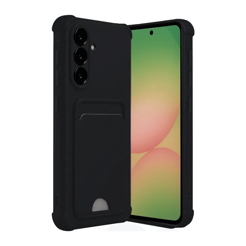 Samsung Galaxy A17 5G Kelvin Kartvizitli Silikon - Siyah