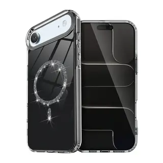 Apple iPhone 17 Air Live Diamond Magsafe Kapak - Siyah