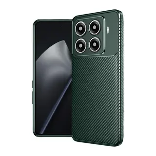 Xiaomi Mi 15T Pro Auto Focus Karbon Kapak - Koyu Yeşil