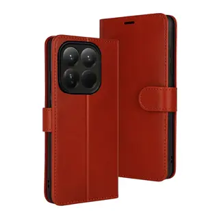 Xiaomi Mi 15T Trend S Plus Kapaklı Kılıf - Kırmızı