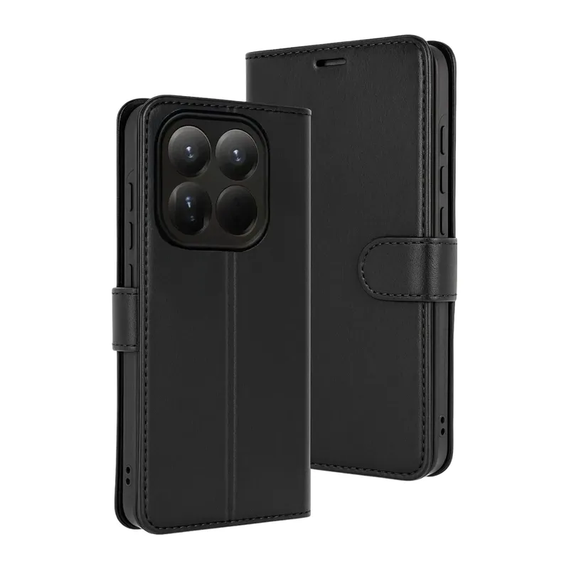 Xiaomi Mi 15T Trend S Plus Kapaklı Kılıf - Siyah