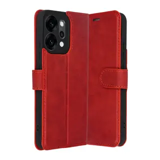 Oppo Reno 14 Trend S Plus Kapaklı Kılıf - Kırmızı