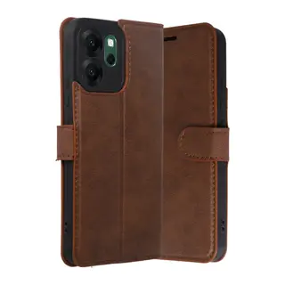 Oppo Reno 14F Trend S Plus Kapaklı Kılıf - Taba