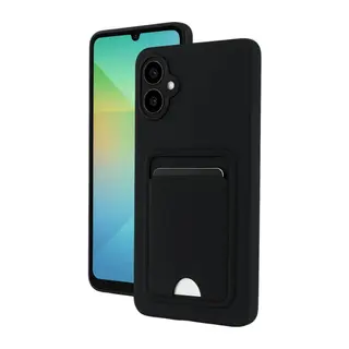 Samsung Galaxy A07 4G Kelvin Kartvizitli Silikon - Siyah