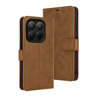Xiaomi Mi 15T Trend S Plus Kapaklı Kılıf - Taba