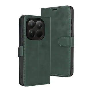 Xiaomi Mi 15T Trend S Plus Kapaklı Kılıf - Yeşil