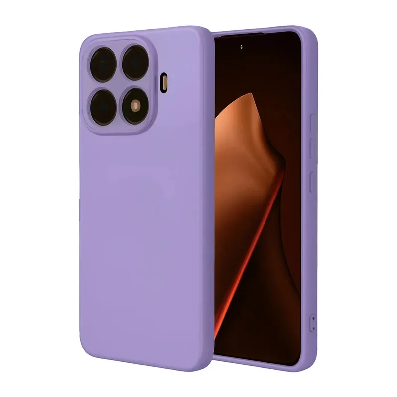 Xiaomi Mi 15T Pro Nano içi Kadife Silikon - Lila