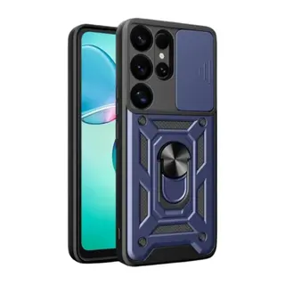 Samsung Galaxy S26 Ultra Pars Lens Yüzüklü Silikon - Lacivert
