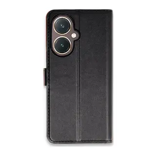 Vivo Y27 Kılıf Trend S Plus Kapaklı Kılıf - Siyah