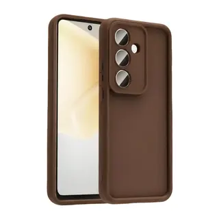 Samsung Galaxy A37 5G Viera Silikon - Kahverengi